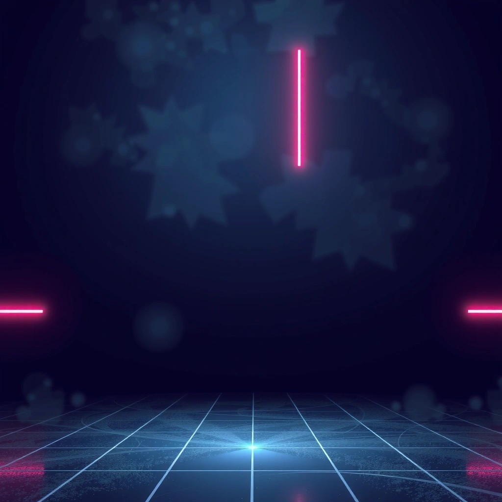 Abstract cyber-noir background patterns